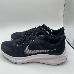 NIKE ZOOM WINFLO 8 BLACK WHITE MENS CW3419-006 TRAINERS RUNNING SIZE 10.5 NEW